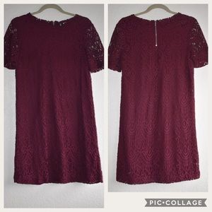 Lace Maroon Dress